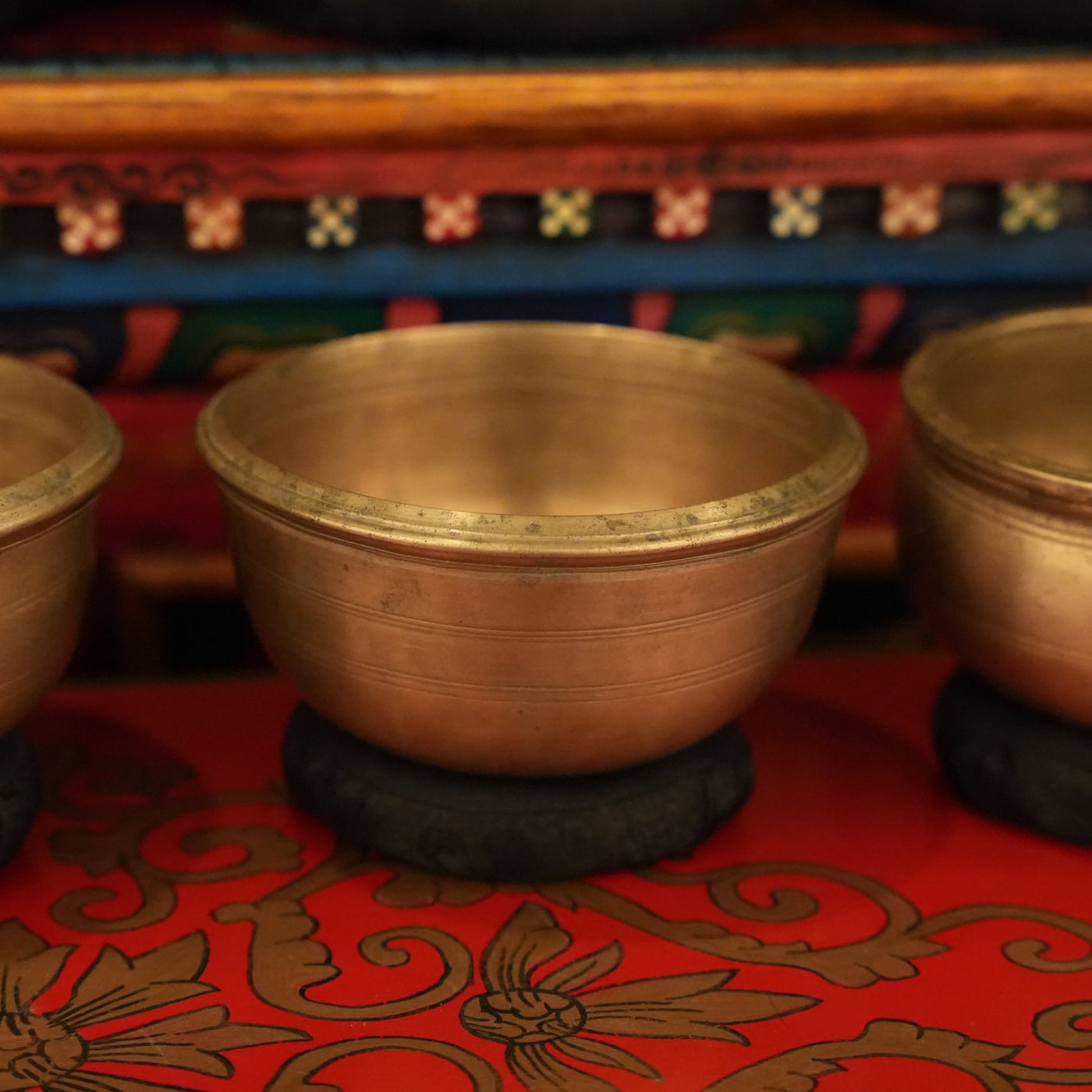 8 Rare Matching Antiques: Antique Singing Bowls Set 11