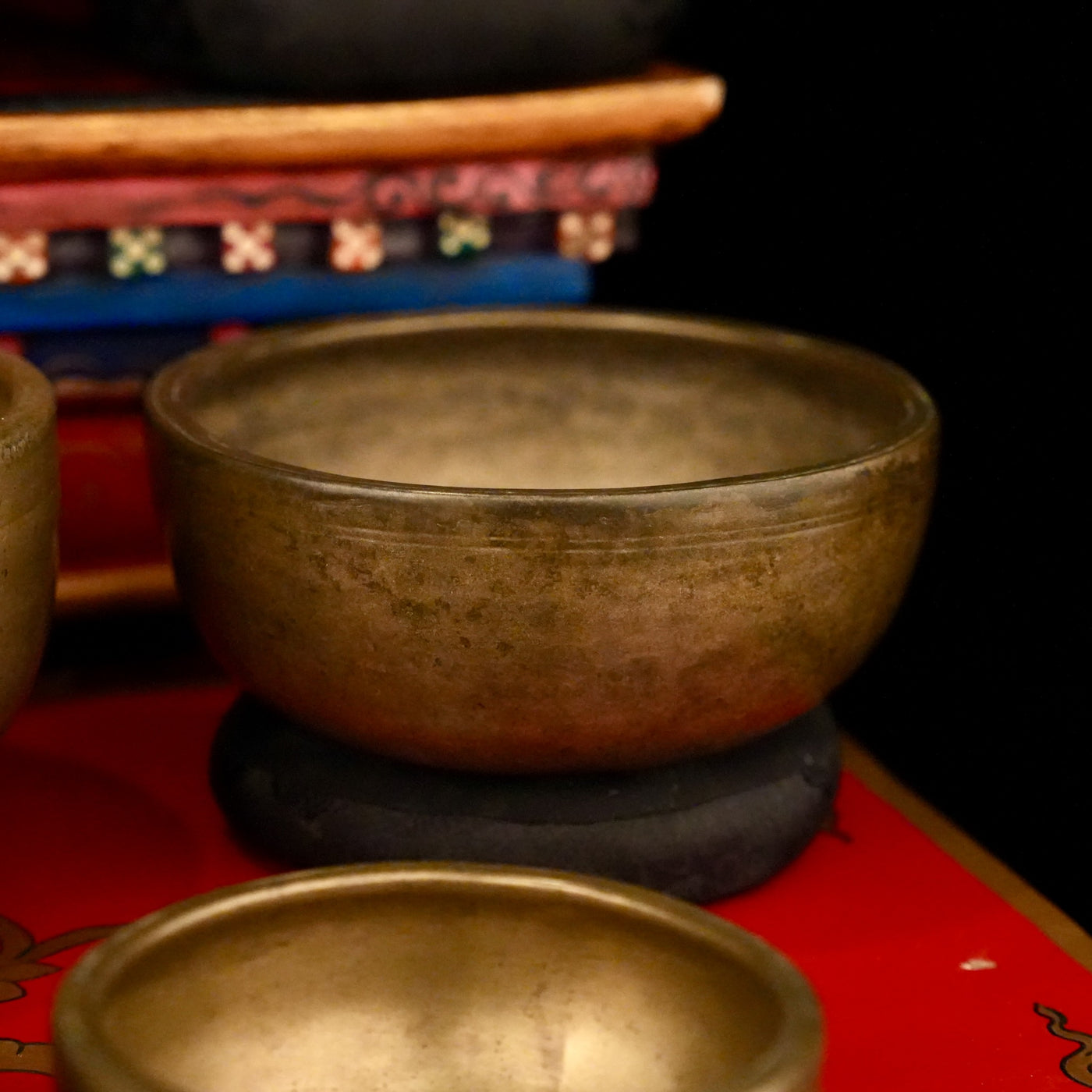 12 Ancient Rare Singing Bowls: Set 12