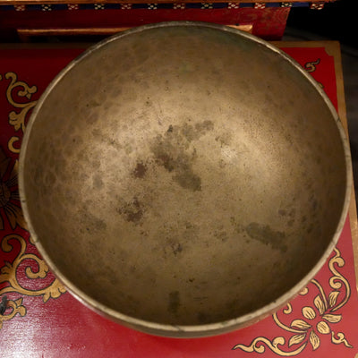 Large Antique Singing Bowl Set 06 F, G#, B, D, F