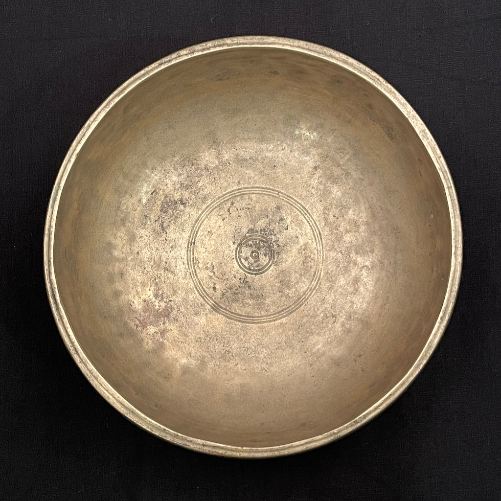 6.5" Antique Singing Bowl in F