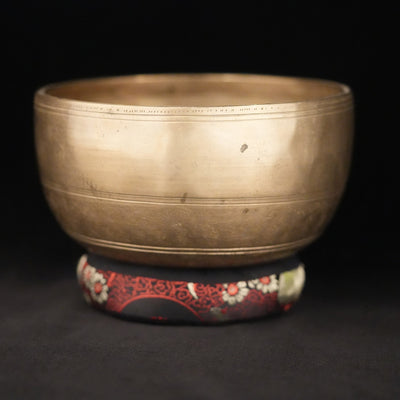 7.25" Antique Singing Bowl in D#