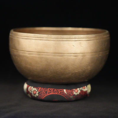 7.75" Antique Singing Bowl in D