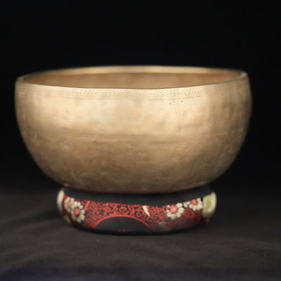 7.75" Antique Singing Bowl in D#